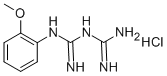 结构式 CAS# 69025-51-0, N-(2-甲氧基苯基)亚胺基二甲亚氨酰胺盐酸盐