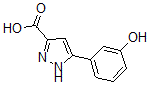 结构式 CAS# 690631-98-2, 5-(3-羟基苯基)-1H-吡唑-3-羧酸