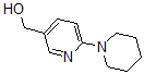 structure of CAS# 690631-99-3, 6-(1-Piperidinyl)-3-Pyridinemethanol;6-Piperidin-1-Yl-3-(Hydroxymethyl)Pyridine;6-PIPERIDINE-3-HYDROXYMETHYLPYRIDINE;(6-Piperidino-3-Pyridinyl)Methanol
