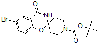 CAS#: 690632-05-4， 6-Bromo-3,4-Dihydro-4-Oxo-Spiro[2H-1,3-Benzoxazine-2,4'-Piperidine]-1'-carboxylic Acid 1,1-Dimethylethyl Ester