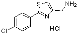 CAS#: 690632-35-0， 1-[2-(4-Chlorophenyl)-1,3-thiazol-4-yl]methanamine hydrochloride (1:1)
