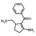 CAS#: 690660-91-4， (2-Amino-5-ethyl-1-cyclopenten-1-yl)(phenyl)methanone
