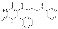 CAS#: 69094-12-8， 1,2,3,4-Tetrahydro-6-Methyl-2-Oxo-4-Phenyl-5-Pyrimidinecarboxylic Acid 2-(Phenylamino)Ethyl Ester