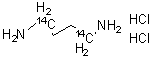 CAS#: 69102-07-4， 1,4-(1,4-<sup>14</sup>C<sub>2</sub>)Butanediamine dihydrochloride