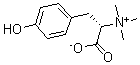 CAS#: 69168-08-7， (alphaS)-alpha-Carboxy-4-Hydroxy-N,N,N-Trimethyl-Benzeneethanaminium Inner Salt