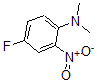 structure of CAS# 69261-01-4, 4-Fluoro-N,N-Dimethyl-2-Nitro-Benzenamine;N,N-DIMETHYL-4-FLUORO-2-NITROANILINE;4-Fluoro-N,N-Dimethyl-2-Nitroaniline