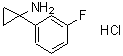 structure of CAS# 692737-66-9, 1-(3-Fluorophenyl)cyclopropanamine hydrochloride (1:1);1-(3-fluorophenyl)cyclopropan-1-amine hydrochloride;1-(3-fluorophenyl)cyclopropanamine hydrochloride;1-(3-Fluorophenyl)cyclopropylamine hydrochloride