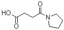 structure of CAS# 69338-35-8, gamma-Oxo-1-Pyrrolidinebutanoicacid;Smr000324633;4-Oxo-4-Pyrrolidin-1-Yl-Butyric Acid;Aronis007422