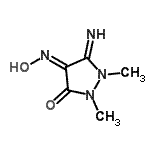 CAS#: 69386-73-8， (4Z)-4-(Hydroxyimino)-5-imino-1,2-dimethyl-3-pyrazolidinone