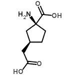 CAS#: 694431-77-1， (1S,3R)-1-Amino-3-(carboxymethyl)cyclopentanecarboxylic acid