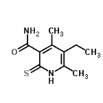 CAS#: 694473-35-3， 5-Ethyl-4,6-dimethyl-2-thioxo-1,2-dihydro-3-pyridinecarboxamide