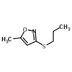 CAS#: 69528-71-8， 5-Methyl-3-(propylsulfanyl)-1,2-oxazole