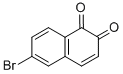 structure of CAS# 6954-48-9, 6-Bromonaphthalene-1,2-dione;6-Bromo-1,2-Naphthoquinone;Stk028617;Eu-0038136