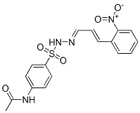 CAS#: 6955-35-7， N-[4-[[[(E)-3-(2-Nitrophenyl)Prop-2-Enylidene]Amino]Sulfamoyl]Phenyl]Acetamide