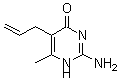 structure of CAS# 6957-86-4, 2-Amino-6-Methyl-5-Prop-2-Enyl-1H-Pyrimidin-4-One;5-Allyl-2-Amino-6-Methyl-1H-Pyrimidin-4-One;St5223348;Ae-848/31942031