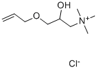 CAS#: 69613-89-4， [(3-Allyloxy-2-Hydroxy)Propyl]Trimethylammonium Chloride