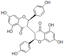 CAS#: 69618-96-8， 2,2',3,3'-Tetrahydro-5,5',7,7'-Tetrahydroxy-2,2'-Bis(4-Hydroxyphenyl)-3,3'-Bi[4H-1-Benzopyran]-4,4'-Dione
