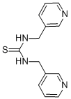 结构式 CAS# 6965-01-1, 1,3-二(3-吡啶甲基)-2-硫脲