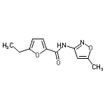 CAS 登录号：697230-38-9， 5-乙基-N-(5-甲基-1,2-恶唑-3-基)-2-糠酰胺