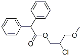 CAS#: 6973-91-7， (2-Chloro-3-Methoxy-Propyl) 2,2-Diphenylacetate