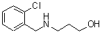 结构式 CAS# 69739-55-5, 3-[(2-氯苄基)氨基]-1-丙醇