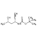 CAS#: 697752-27-5， 2-Methyl-2-propanyl [(3R,5S)-5-hydroxy-1-hexyn-3-yl]carbamate