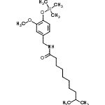 CAS#: 69796-06-1， N-{3-Methoxy-4-[(trimethylsilyl)oxy]benzyl}-9-methyldecanamide