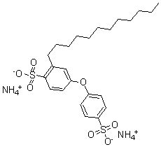 CAS#: 69834-23-7， Dodecyl-4-(4-Sulfophenoxy)-Benzenesulfonic Acid Ammonium Salt (1:2)
