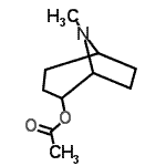 CAS#: 698340-04-4， 8-Methyl-8-azabicyclo[3.2.1]oct-2-yl acetate