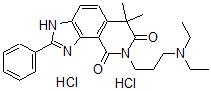 CAS#: 69835-39-8， 8-[3-(Diethylamino)propyl]-6,6-dimethyl-2-phenyl-1H-Imidazo[4,5-h]isoquinoline-7,9(6H,8H)-dione hydrochloride