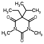 CAS#: 69855-52-3， 5-Ethyl-5-isopropyl-1,3-dimethyl-2,4,6(1H,3H,5H)-pyrimidinetrione