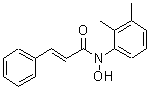 结构式 CAS# 69891-38-9, (2E)-N-(2,3-二甲基苯基)-N-羟基-3-苯基丙烯酰胺