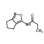 CAS#: 698976-19-1， N-(5,6-Dihydro-4H-cyclopenta[c][1,2]oxazol-3-yl)propanamide