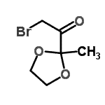CAS#: 69924-67-0， 2-Bromo-1-(2-methyl-1,3-dioxolan-2-yl)ethanone