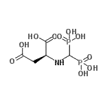 CAS#: 70008-50-3， N-(Diphosphonomethyl)-L-aspartic acid