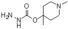 CAS#: 700338-84-7， 1,4-Dimethyl-4-piperidinyl hydrazinecarboxylate