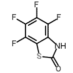 CAS 登录号：70061-34-6， 4,5,6,7-四氟-1,3-苯并噻唑-2(3H)-酮