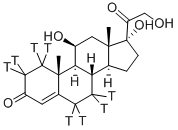 CAS#: 70094-60-9， Hydrocortisone-[1,2,6,7-3H(N)]