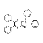 CAS 登录号：70111-81-8， 2,3,6,7-四苯基咪唑并[1,2-b][1,2,4]三嗪