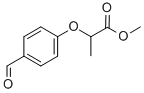 结构式 CAS# 70129-95-2, 2-(4-甲酰基苯氧基)-丙酸甲酯
