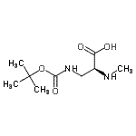 CAS#: 701913-54-4， N-Methyl-3-({[(2-methyl-2-propanyl)oxy]carbonyl}amino)-L-alanine