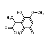 CAS#: 701917-29-5， 4-Hydroxy-5-methoxy-3-(3-oxo-2-butanyl)-1,2-benzoquinone