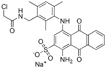 CAS#: 70209-96-0， Sodium 1-Amino-4-[[3-[[(Chloroacetyl)Amino]Methyl]-2,4,6-Trimethylphenyl]Amino]-9,10-Dihydro-9,10-Dioxoanthracene-2-Sulphonate