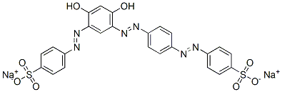 CAS#: 70210-07-0， Disodium 4-[[2,4-Dihydroxy-5-[[4-[(4-Sulphonatophenyl)Azo]Phenyl]Azo]Phenyl]Azo]Benzenesulphonate