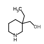 CAS#: 7033-84-3， (3-Ethyl-3-piperidinyl)methanol