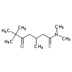 CAS#: 70367-56-5， N,N,3,6,6-Pentamethyl-5-oxoheptanethioamide
