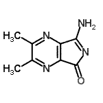 CAS#: 70385-90-9， 7-Amino-2,3-dimethyl-5H-pyrrolo[3,4-b]pyrazin-5-one