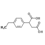 CAS#: 704205-92-5， 2-(4-Ethylphenyl)succinic acid