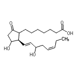 structure of CAS# 7046-45-9, (8xi,13E,17Z)-11,15-Dihydroxy-9-oxoprosta-13,17-dien-1-oic acid;"9-o<wbr>xo-11α,15<wbr>S-dihydro<wbr>xy-prosta<wbr>-13E,17Z-<wbr>dien-1-oi<wbr>c acid&qu<wbr>ot;?17-Prostaglandin E1;9-oxo-11α,15S-dihydroxy-prosta-13E,17Z-dien-1-oic acid