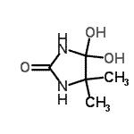 CAS#: 705282-54-8， 4,4-Dihydroxy-5,5-dimethyl-2-imidazolidinone